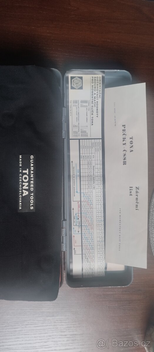 Torzní momentový klíč komplet originální balení - 2