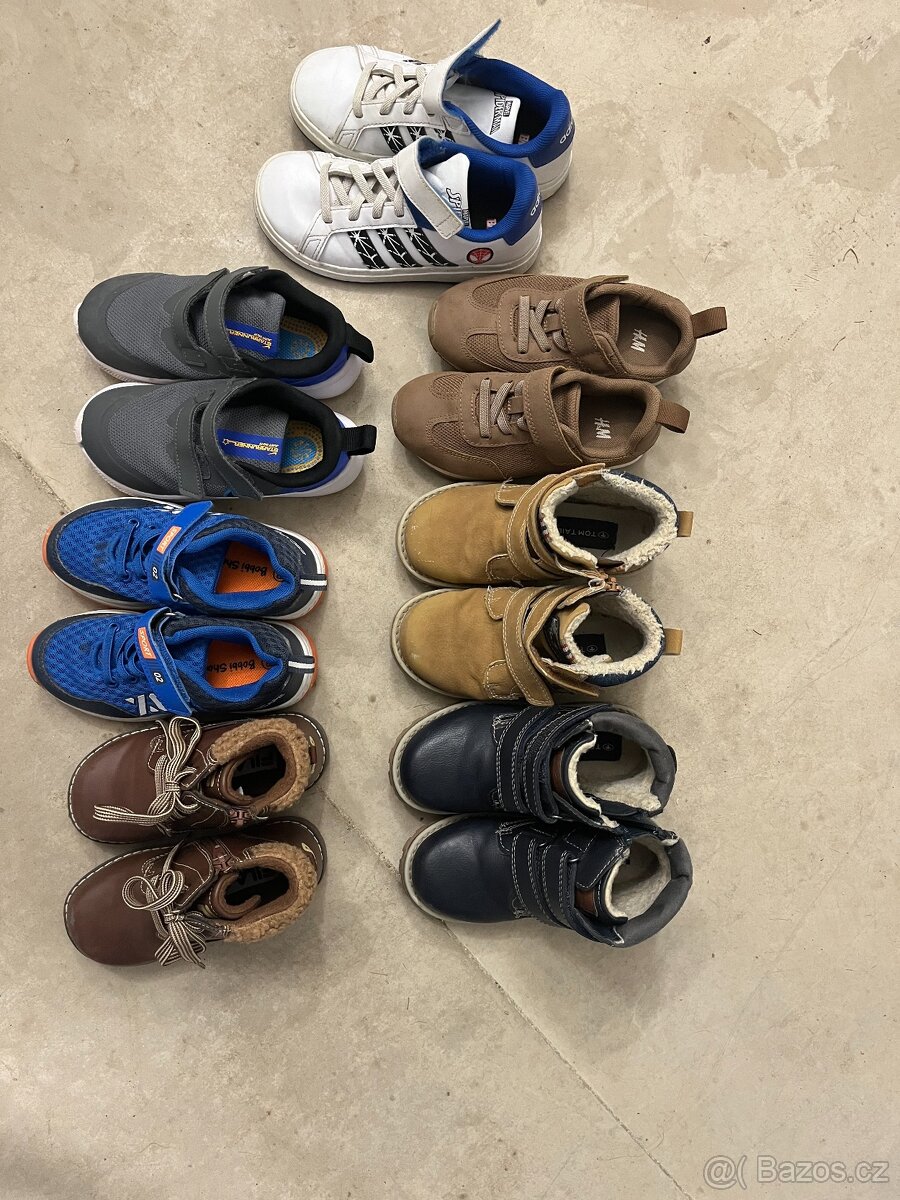 Dětské boty set - zimní / letní - 2