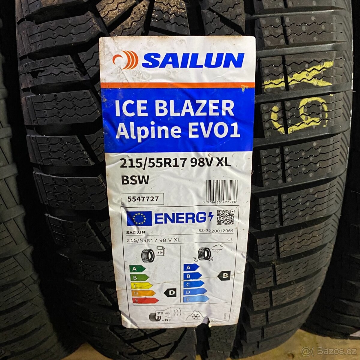 215/55 R17 98V XL Sailun - NOVÉ zimní pneu - 2