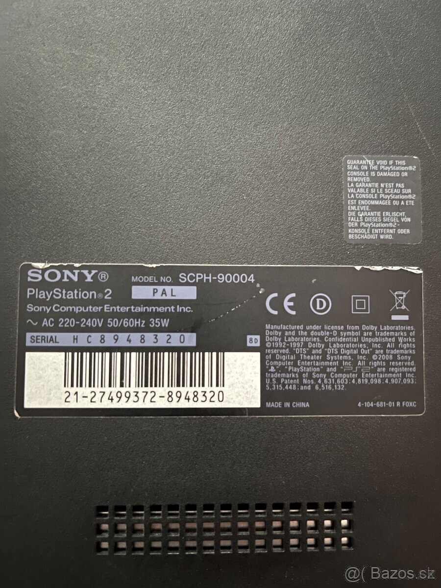 Sony Playstation 2 Slim + box + 2x joystick + 9 hier - 2