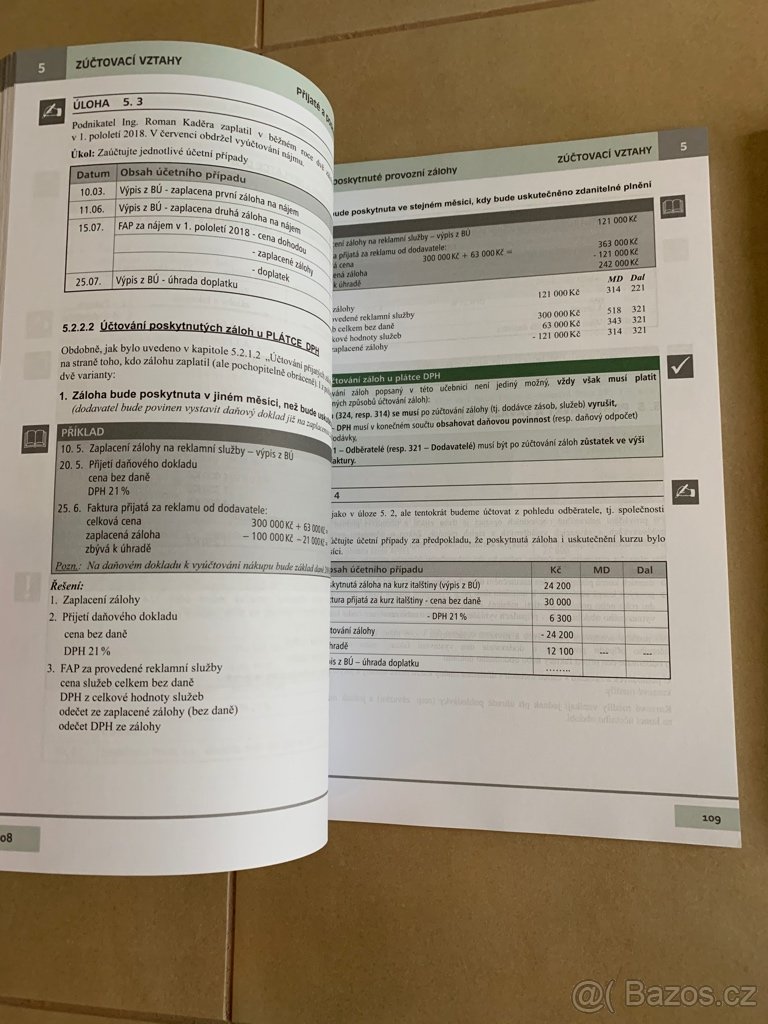 Nová učebnice účetnictví a pracovní sešit 2 díl - 2