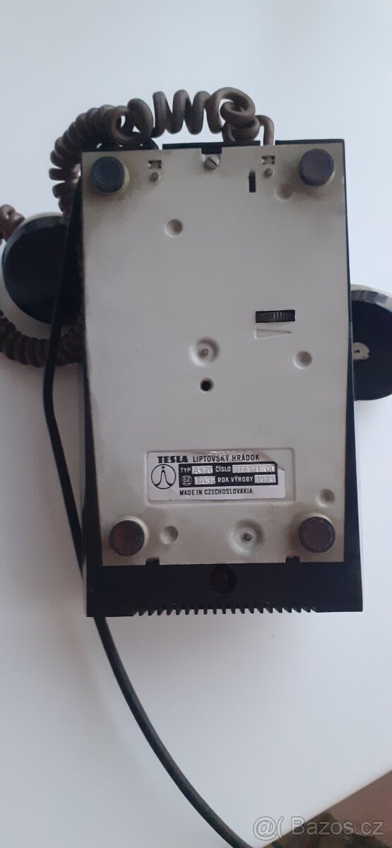 RETRO telefonni pristroj Tesla As20 z roku1970 - 2