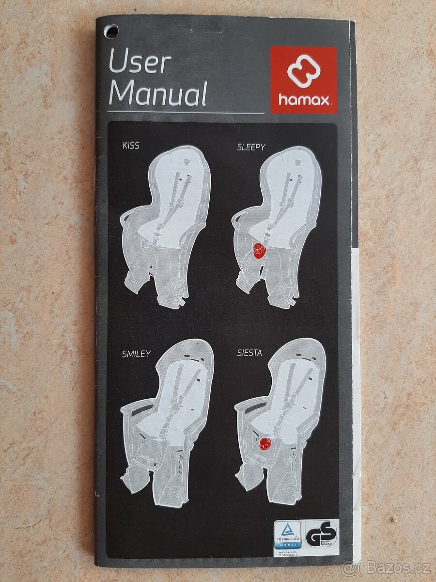 Dětská sedačka na kolo Hamax Siesta - 2