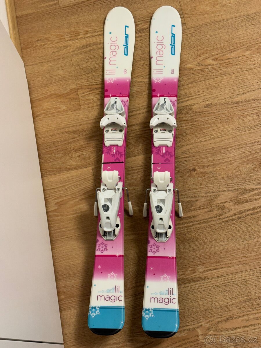 Dětské lyže Elan lil magic d. 100 cm - 2