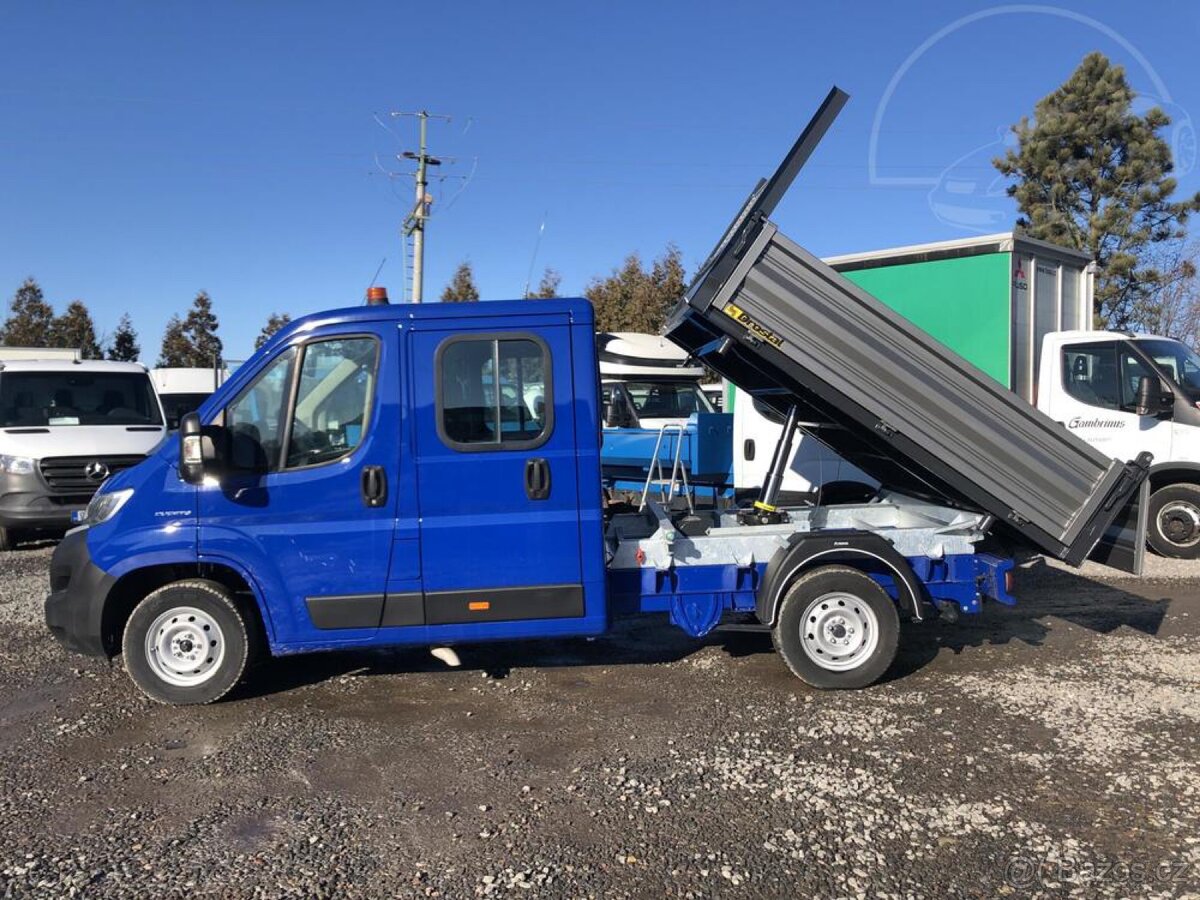 Fiat Ducato 2.3TDi 7mist, novy 3S sklápěč - 2