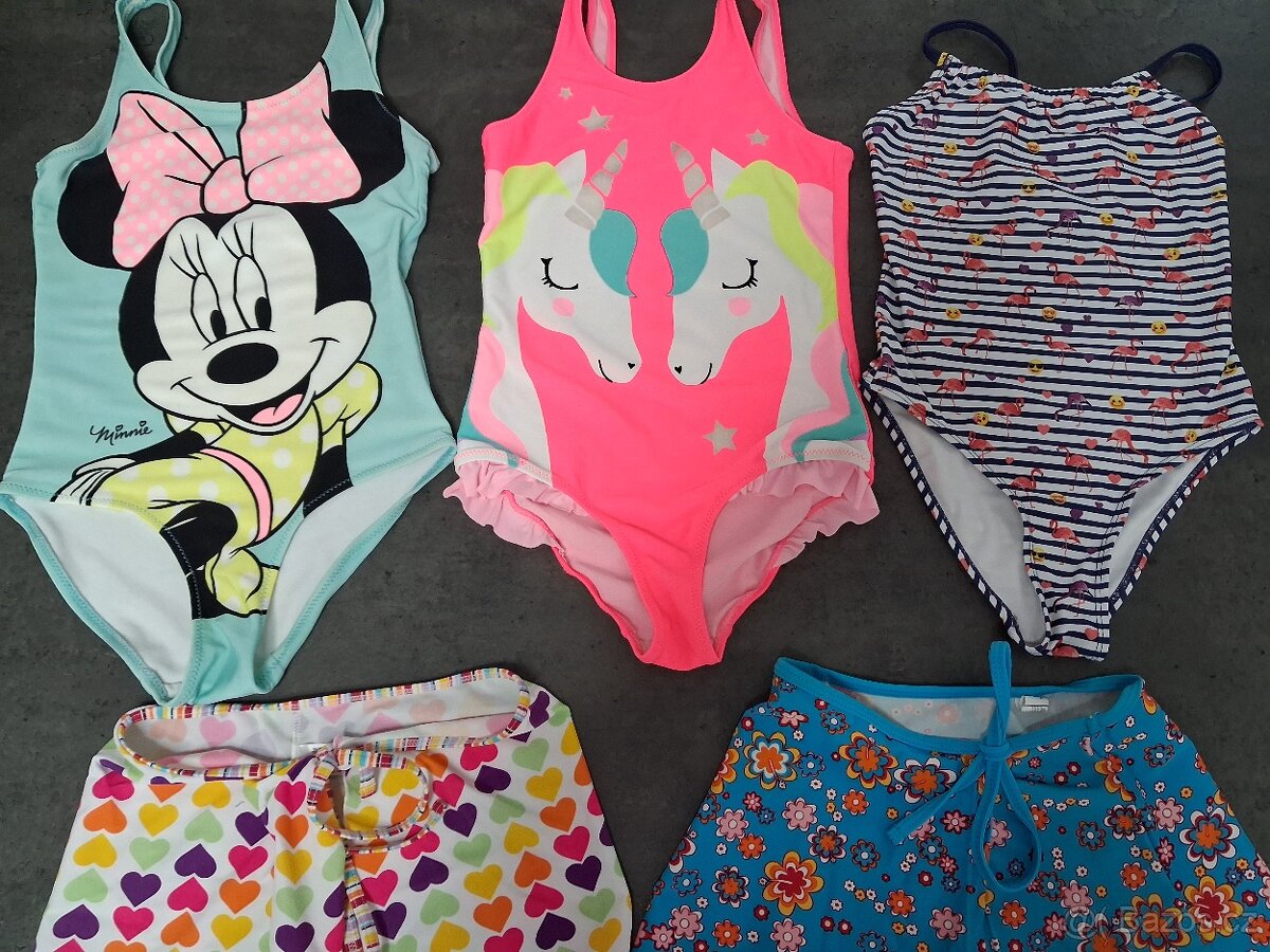 Dívčí plavky HM, Emoji 122/128 - 2