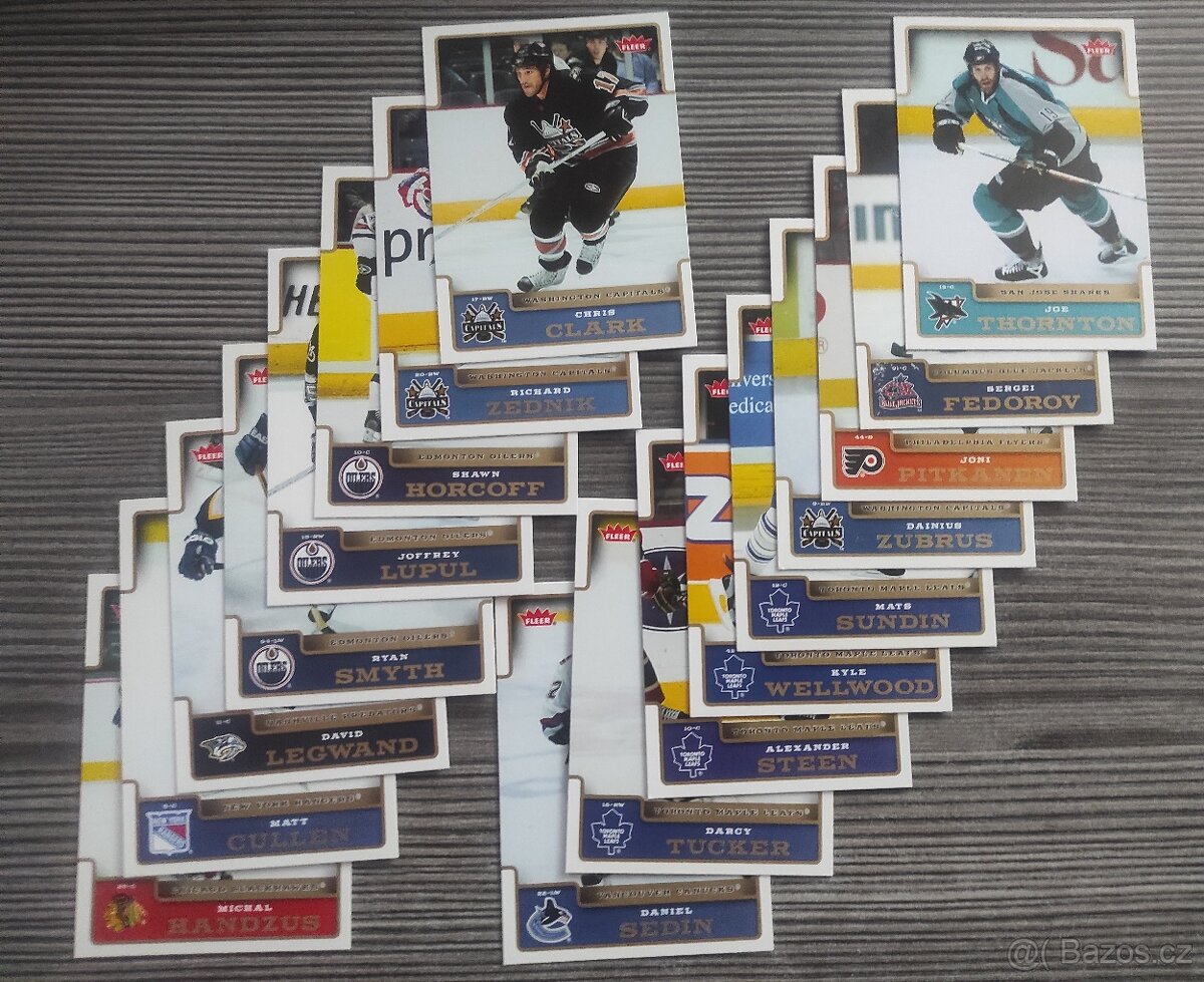 Hokejové karty Fleer - 2