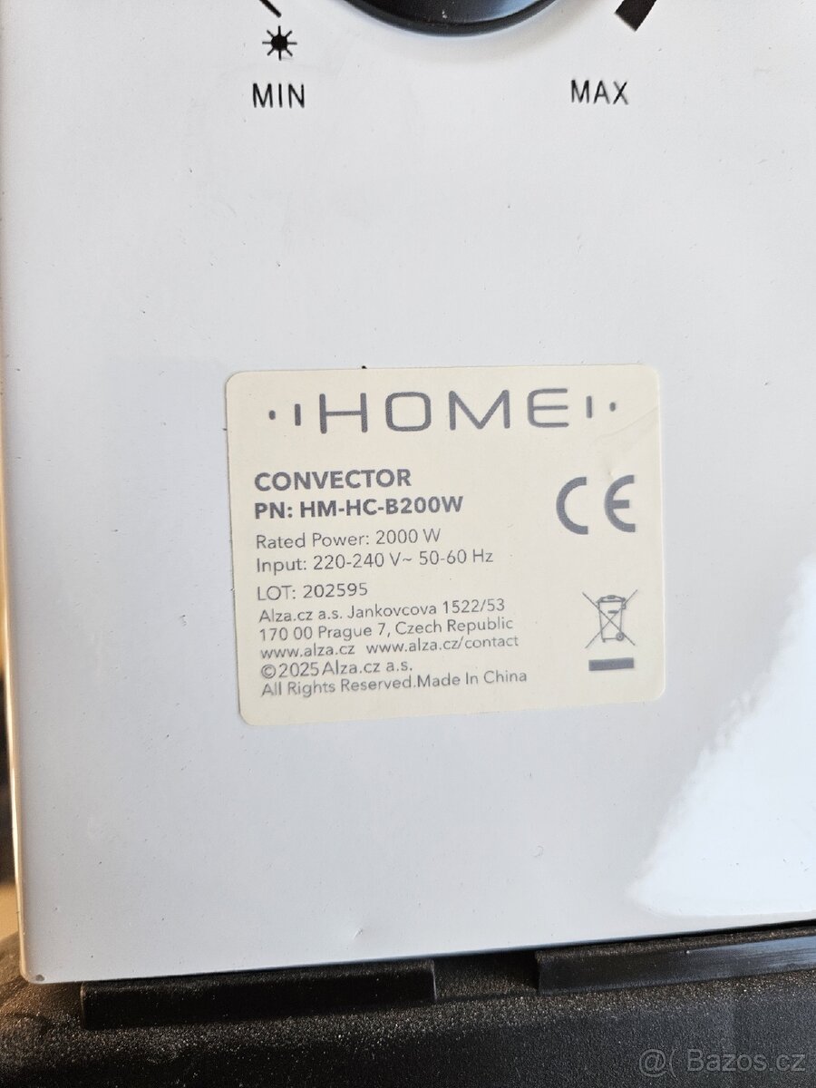 Elektrický přímotop 2000w - 2