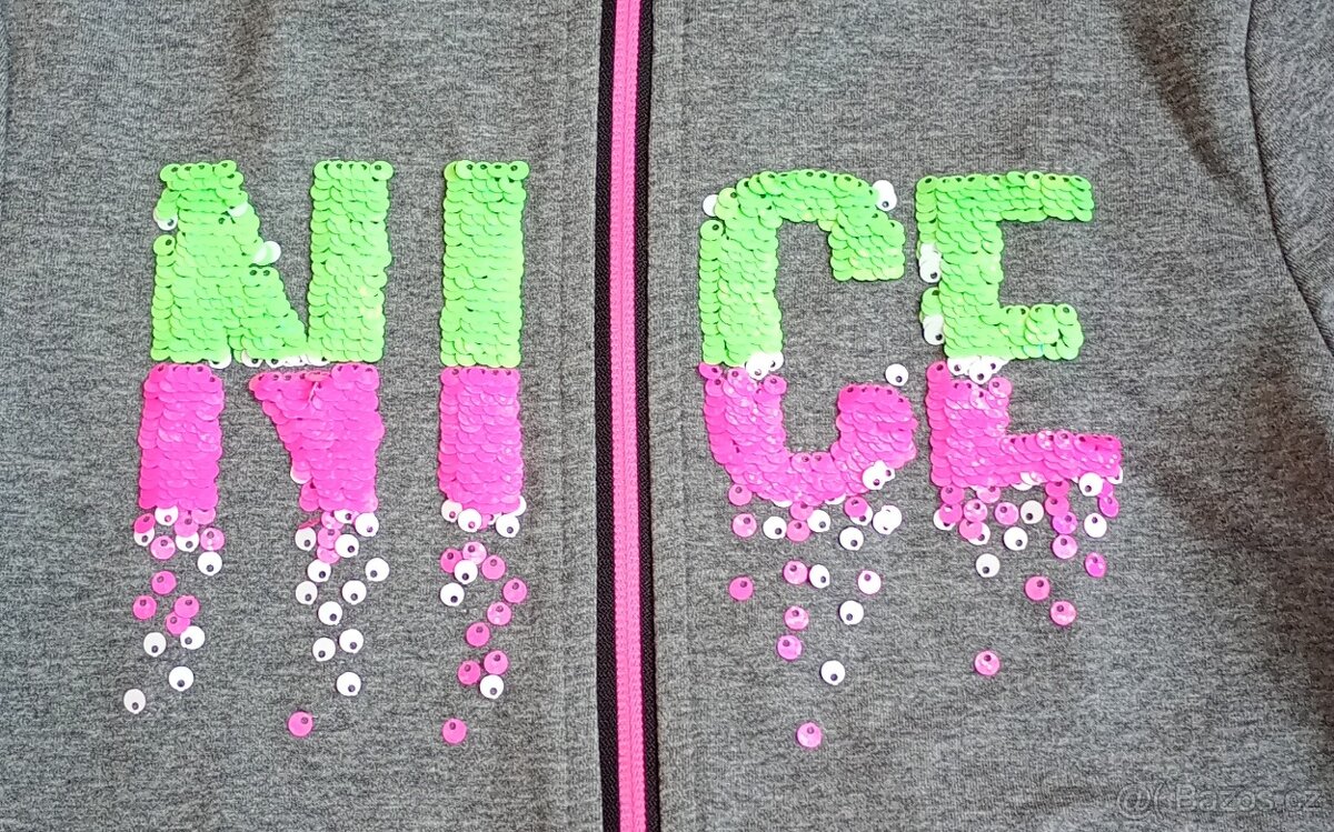 Mikina s obracecími flitry, 152, Nová - 2