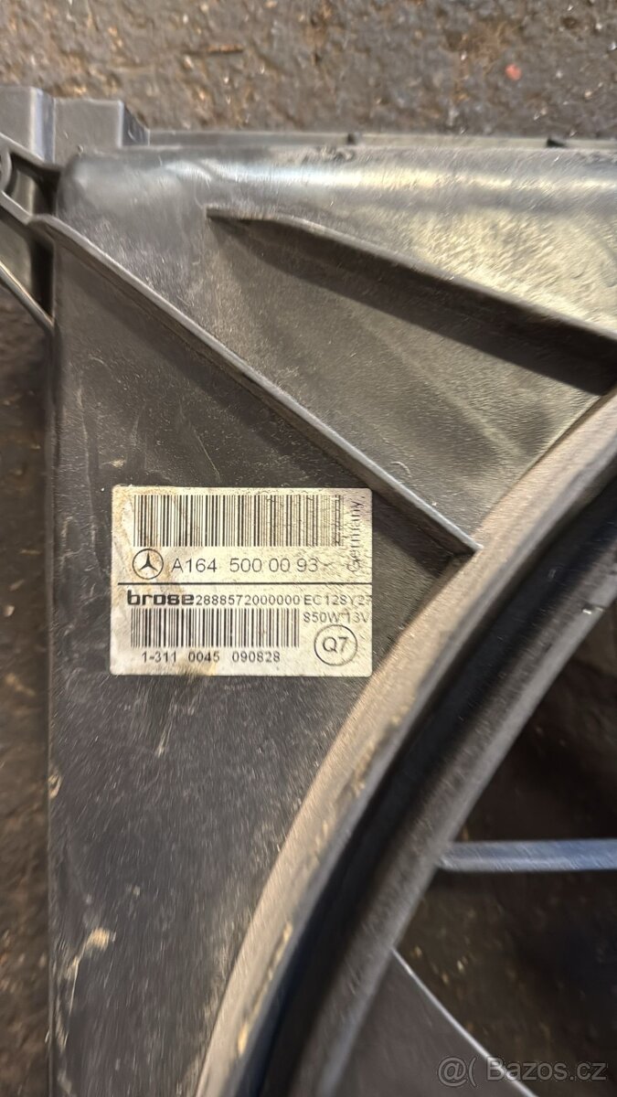 Ventilátor Mercedes Benz ML W164 350CDI - 2