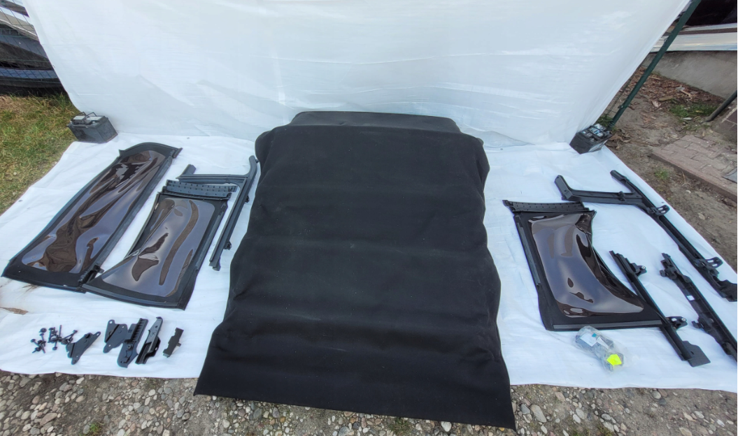 Jeep Wrangler JL 4 Door Black Premium Soft Top Complet 22r