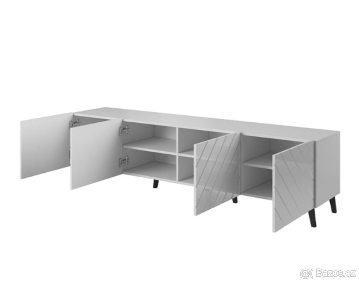 TV stolek bílý - 2