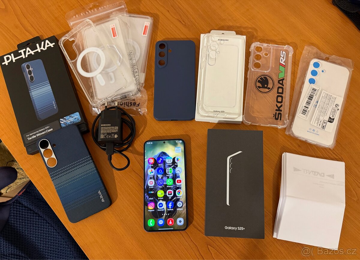Samsung Galaxy S25+ modrý, 256gb, zánovní - 2
