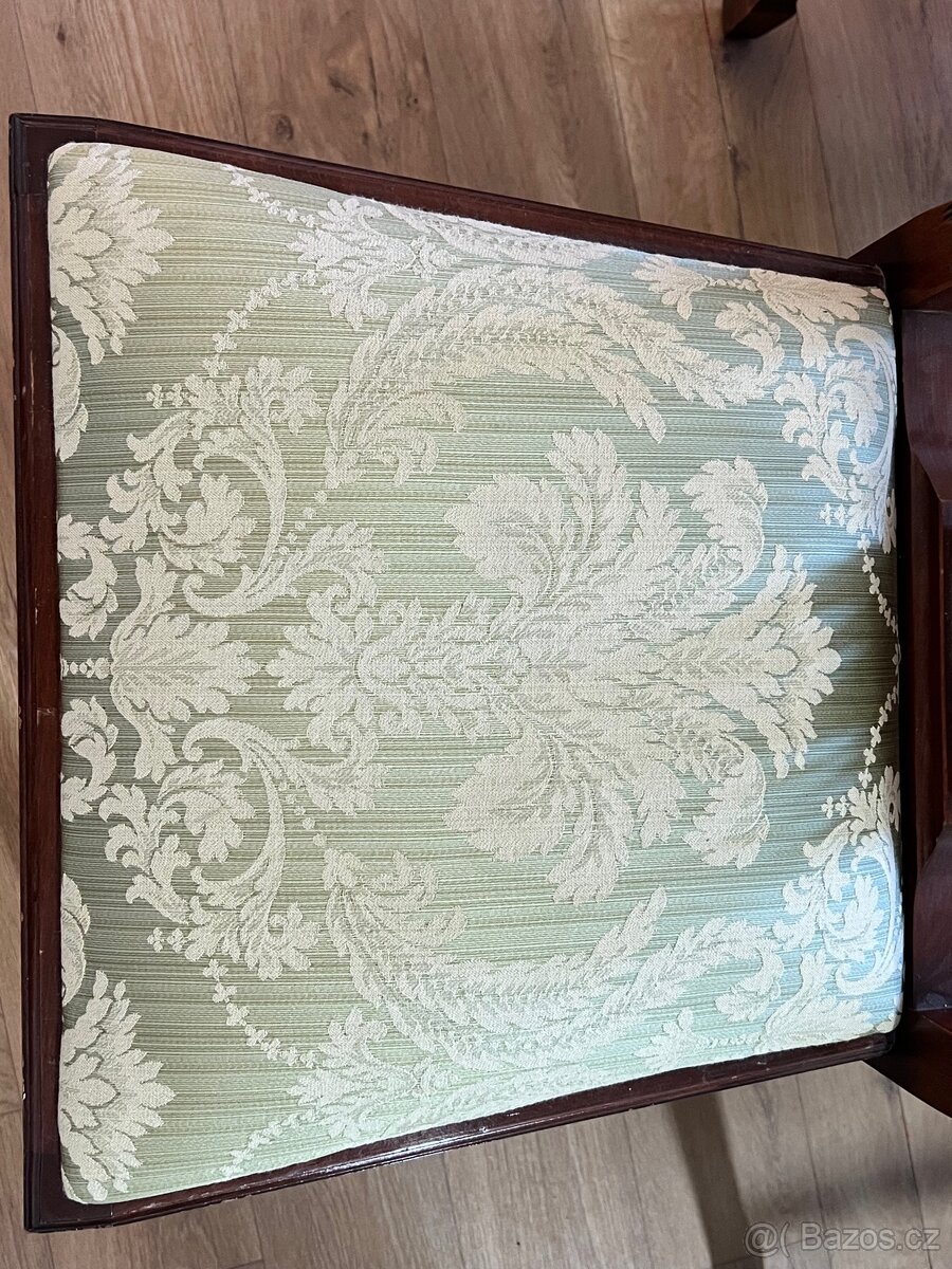 Sada 6 elegantních židlí – dřevo & čalounění - 2