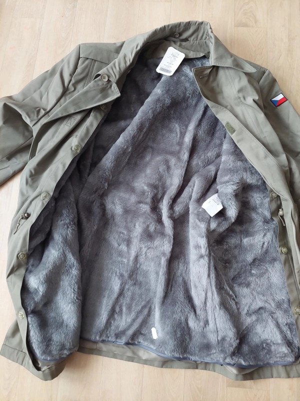 Vojenský kabát s podšívkou vz 97 AČR - 2