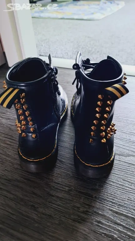 Dětské dívčí kotníkové boty vel 36 s hroty - 2