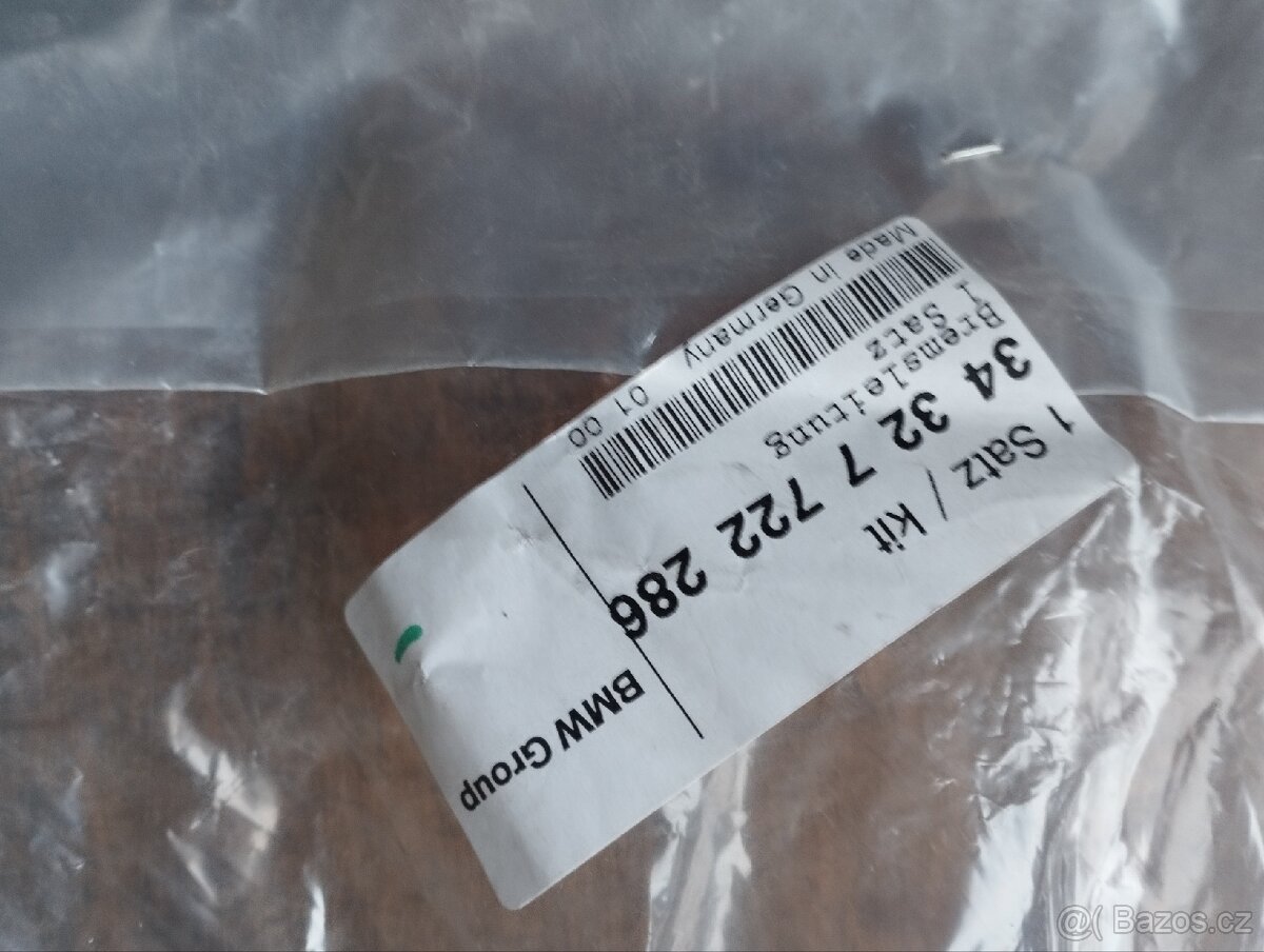 BMW R900/R1200 brzdové trubky přední nové - 2