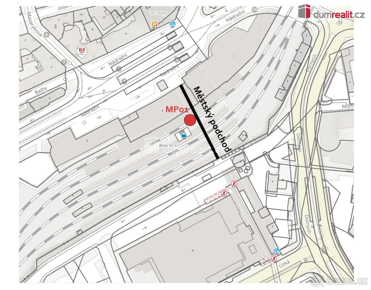 Komerční prostory 93m2, Brno - hl. nádraží - 2