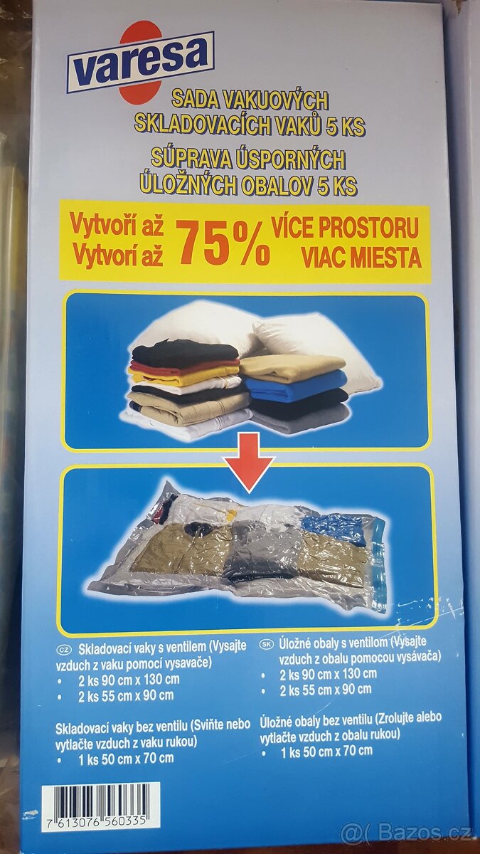 Skladovací vakuové vaky Varesa 10 kusů - 2