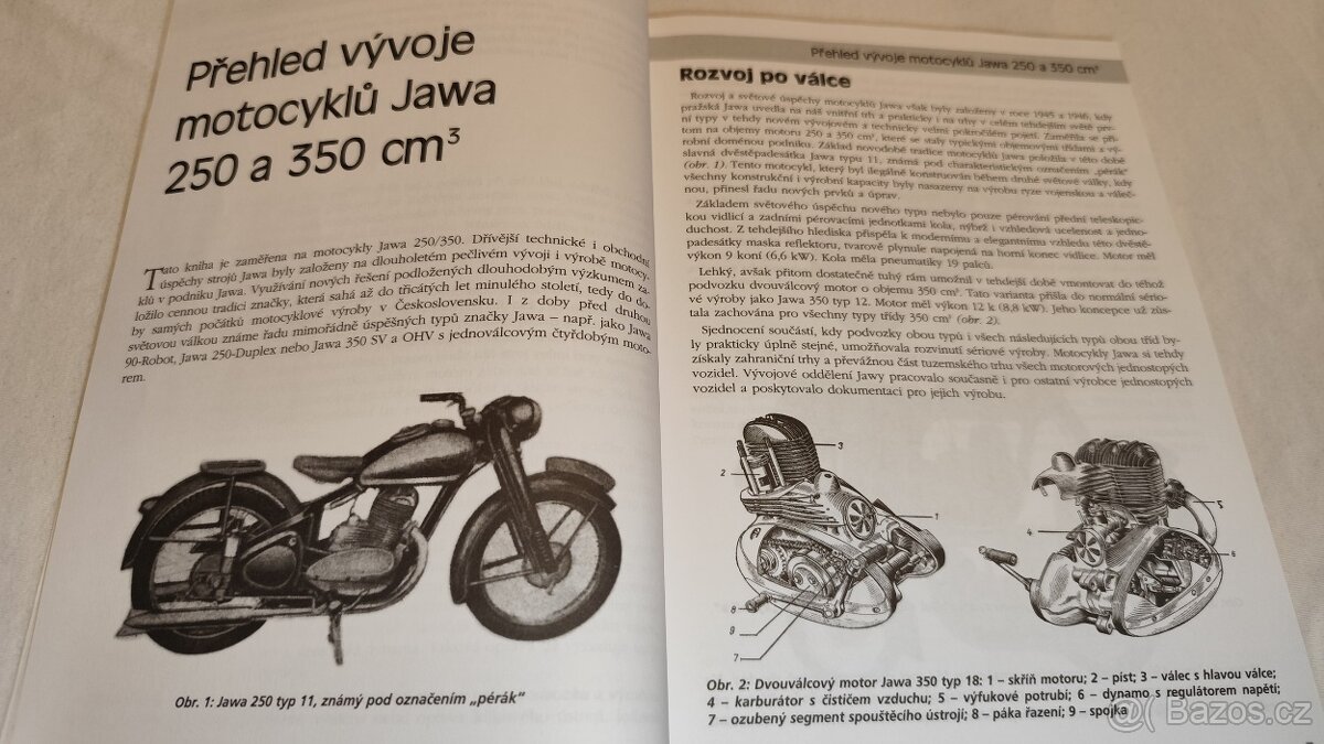 Jawa 250 / 350 údržba, opravy a seřizování motocyklů manuál - 2