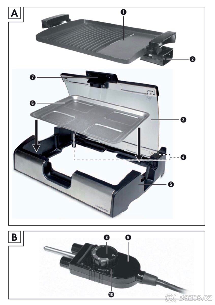 Elektrický kontaktní gril - 2