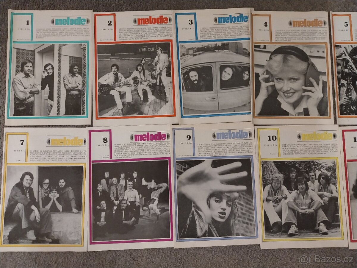 Časopis Melodie ročník 1980 - 2