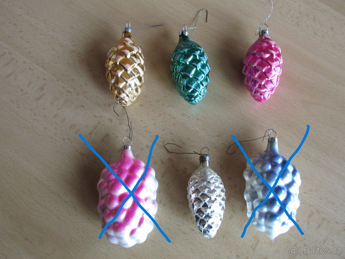 HISTORICKÉ VÁNOČNÍ OZDOBY – ŠIŠKY - 2