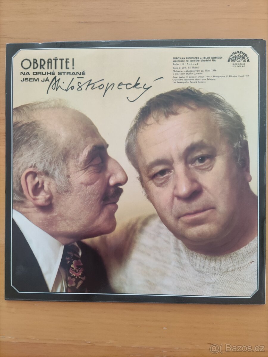 Miroslav Horníček Kopecký LP OBRAŤTE NA DRUHÉ STRANĚ JSEM JÁ - 2