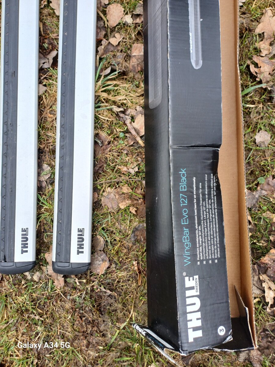 Příčníky Thule Wingbar Evo 127 stříbrné - 2