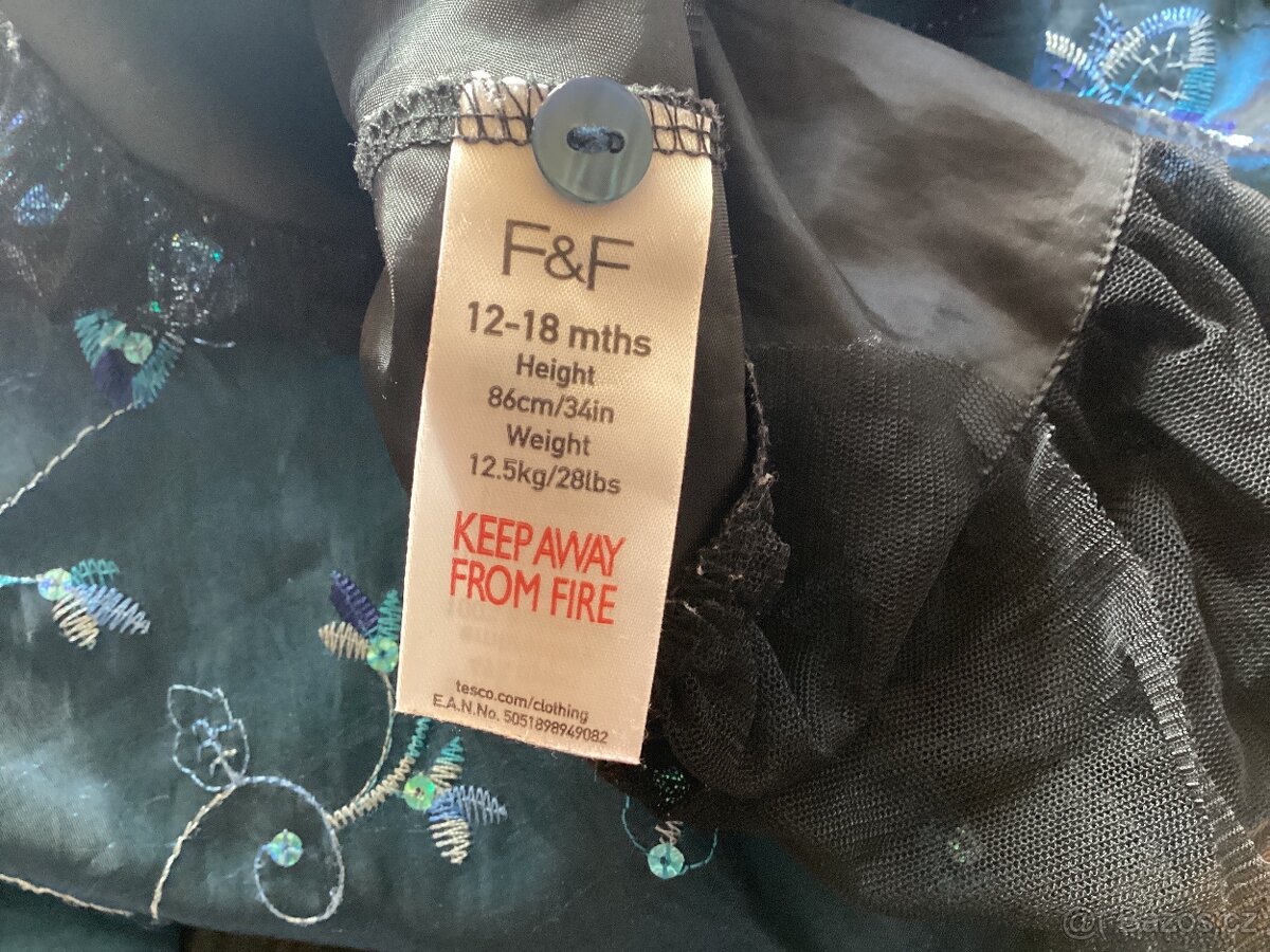 Motýlkové šaty vel.86 - 2