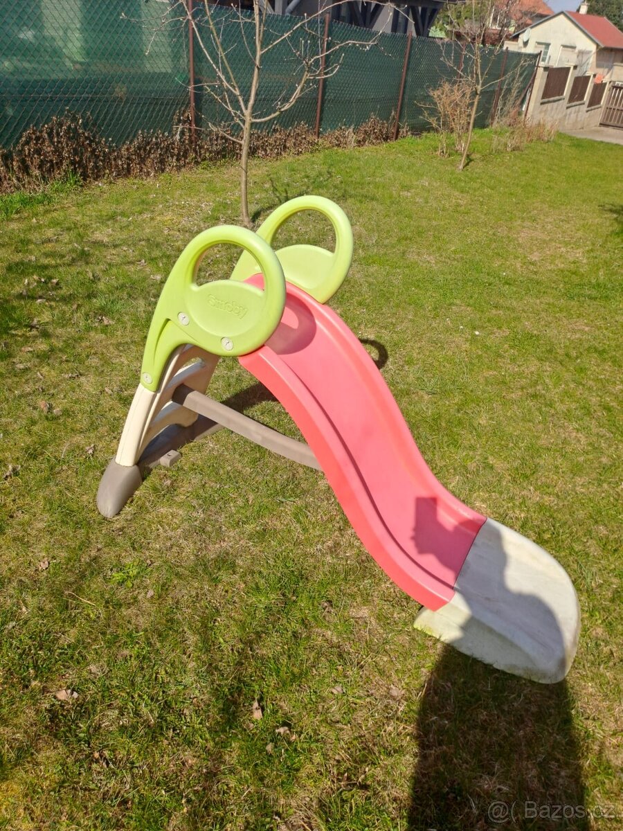 Dětská skluzavka SMOBY – venkovní, pevná, ihned k použití - 2