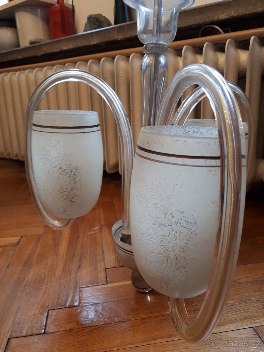 Historický skleněný lustr - 2