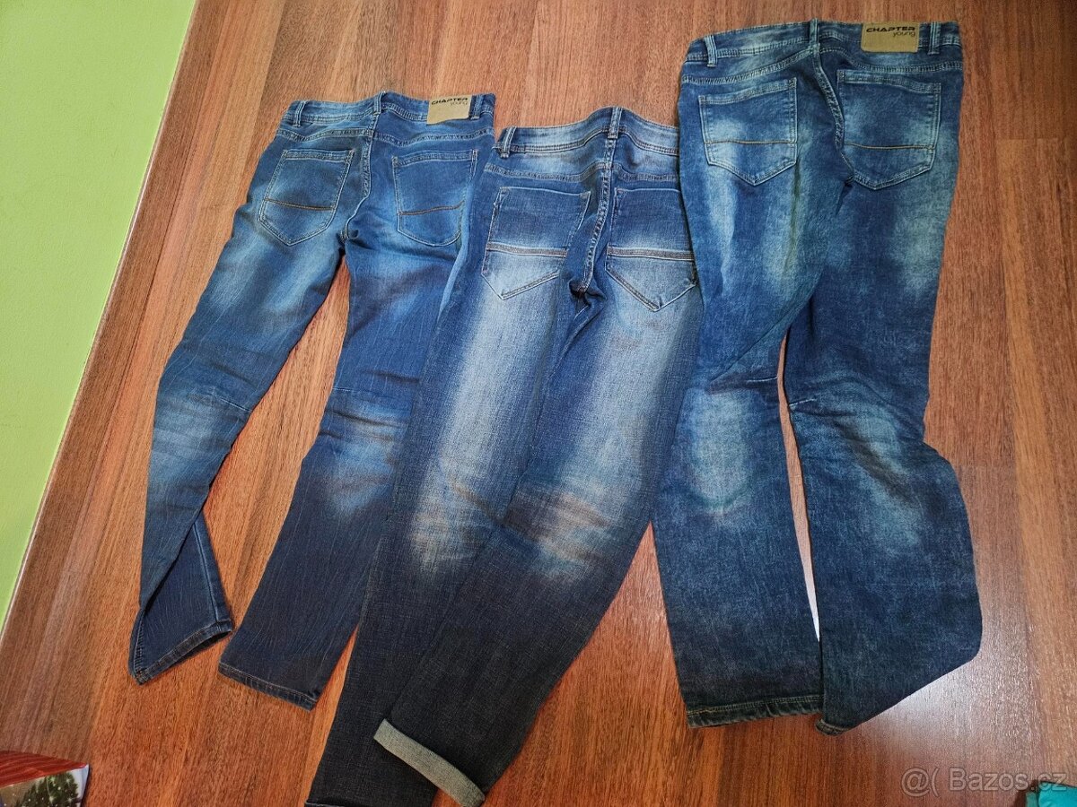 3 x džíny chlapecké nové nenošené - 2