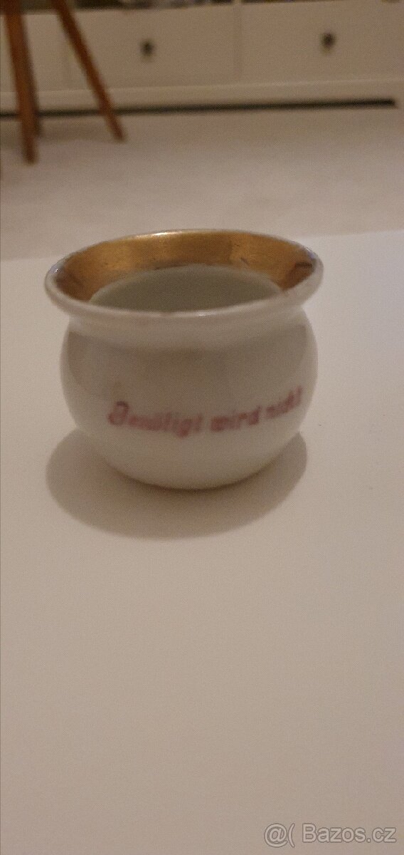 Porcelánový mini nočníček - 2