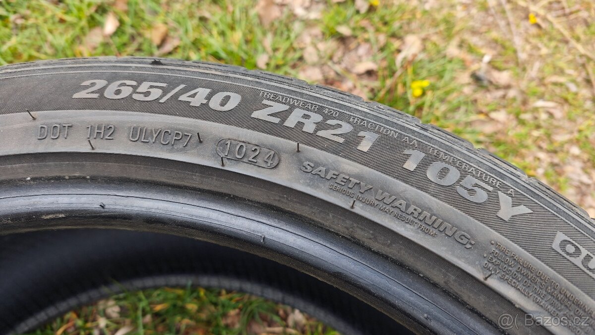 Sada pneu KUMHO 265/40/21 - 2