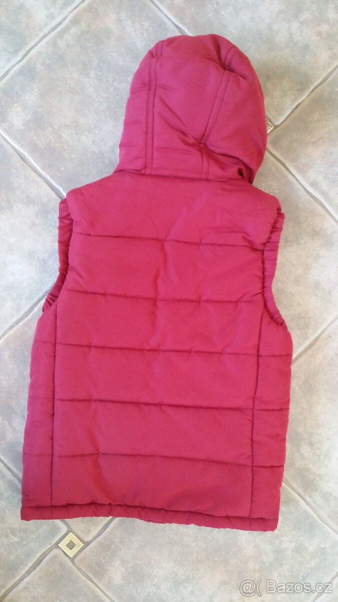 bunda,kabátek,vesta vel.98,116,128 - 2