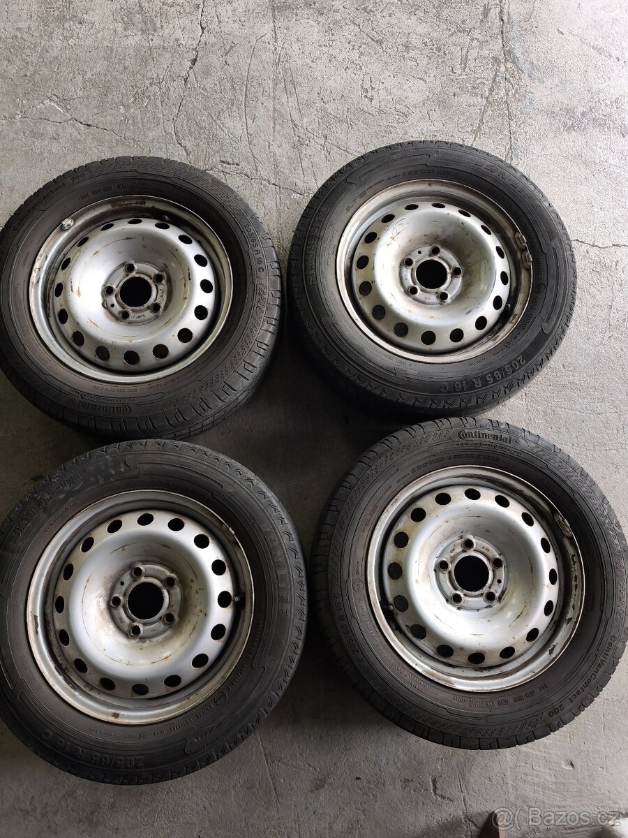 kola 5x118 r16 Trafic, Vivaro, Primastar pneu 205/65 r16C - 2