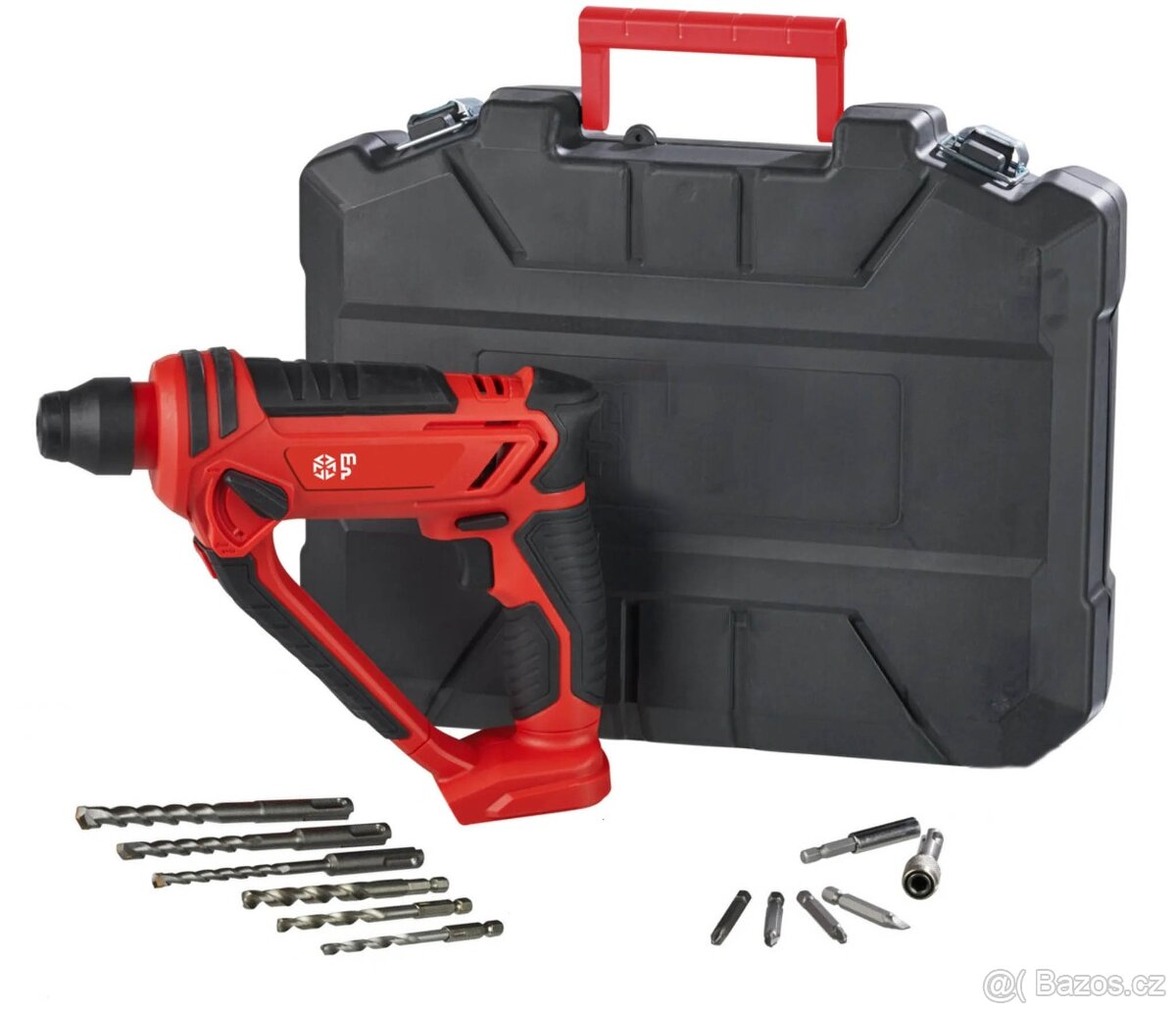 Aku vrtačka s přiklepem/Aku 2Ah/nabíječka/vrtáky/kufřík nové - 2