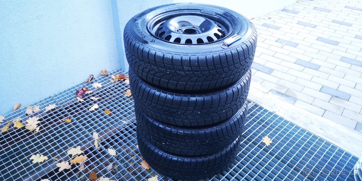 Zimní sada kol 4X100 R14 se zimními pneu 185/70/R14 - 7mm - 2