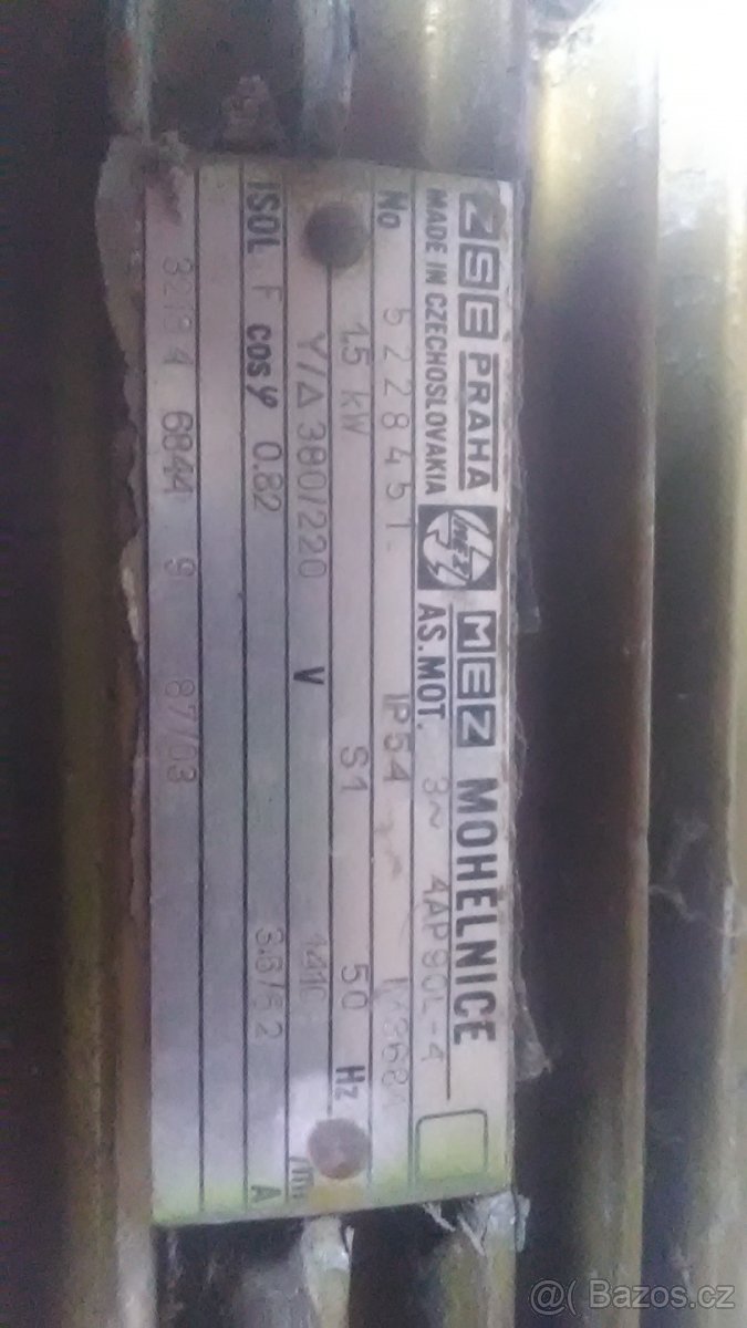 Motor k vodárně Sigma - 2