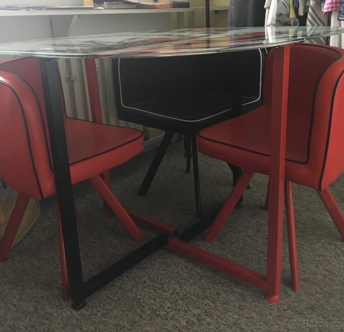 Jídelní Stůl s židlemi SET 4+1 - 2