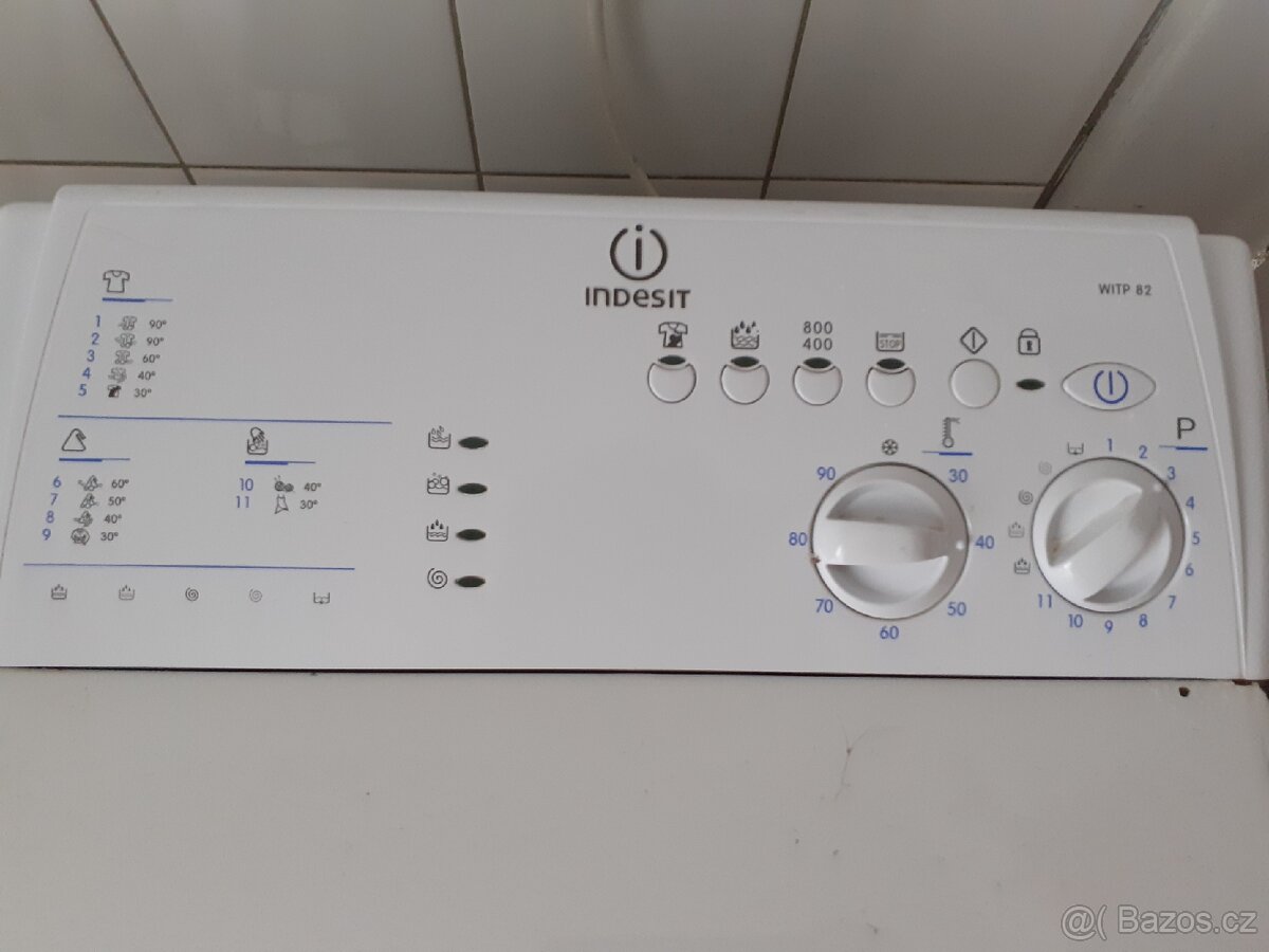 Pračka Indesit WITP 82 s vrchním plněním - 2