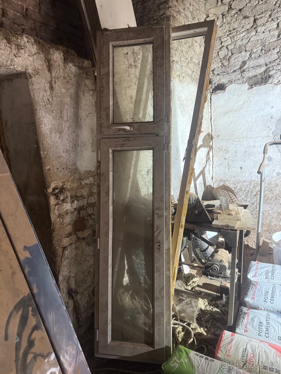 Plastové okna s rámem 2250x535 - 2