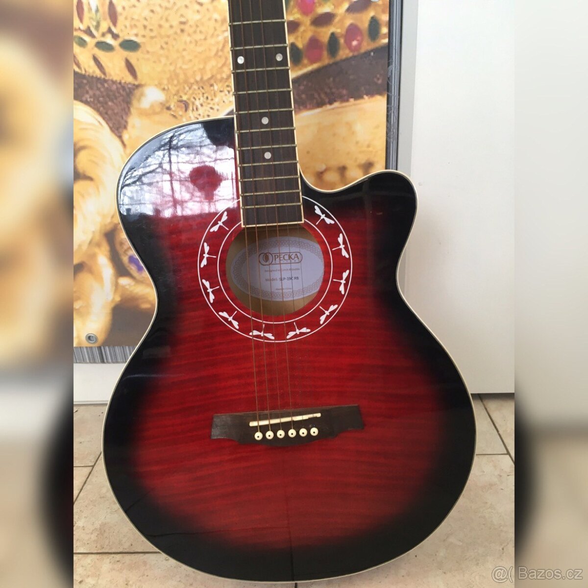 Akustická kytara Pecka SLP-19C RB - 2