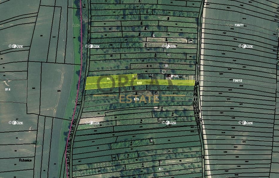 0,24 ha orné půdy v k.ú. Boršov u Kyjova - 2