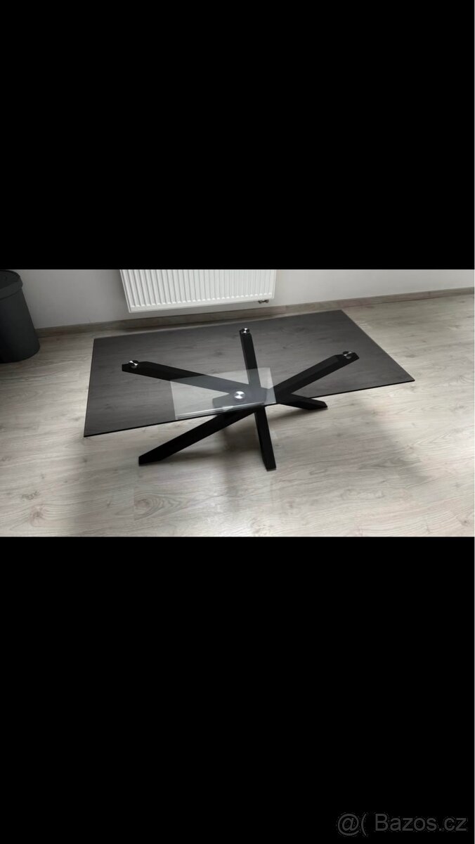 Konferenční skleněný stolek XORA - 2