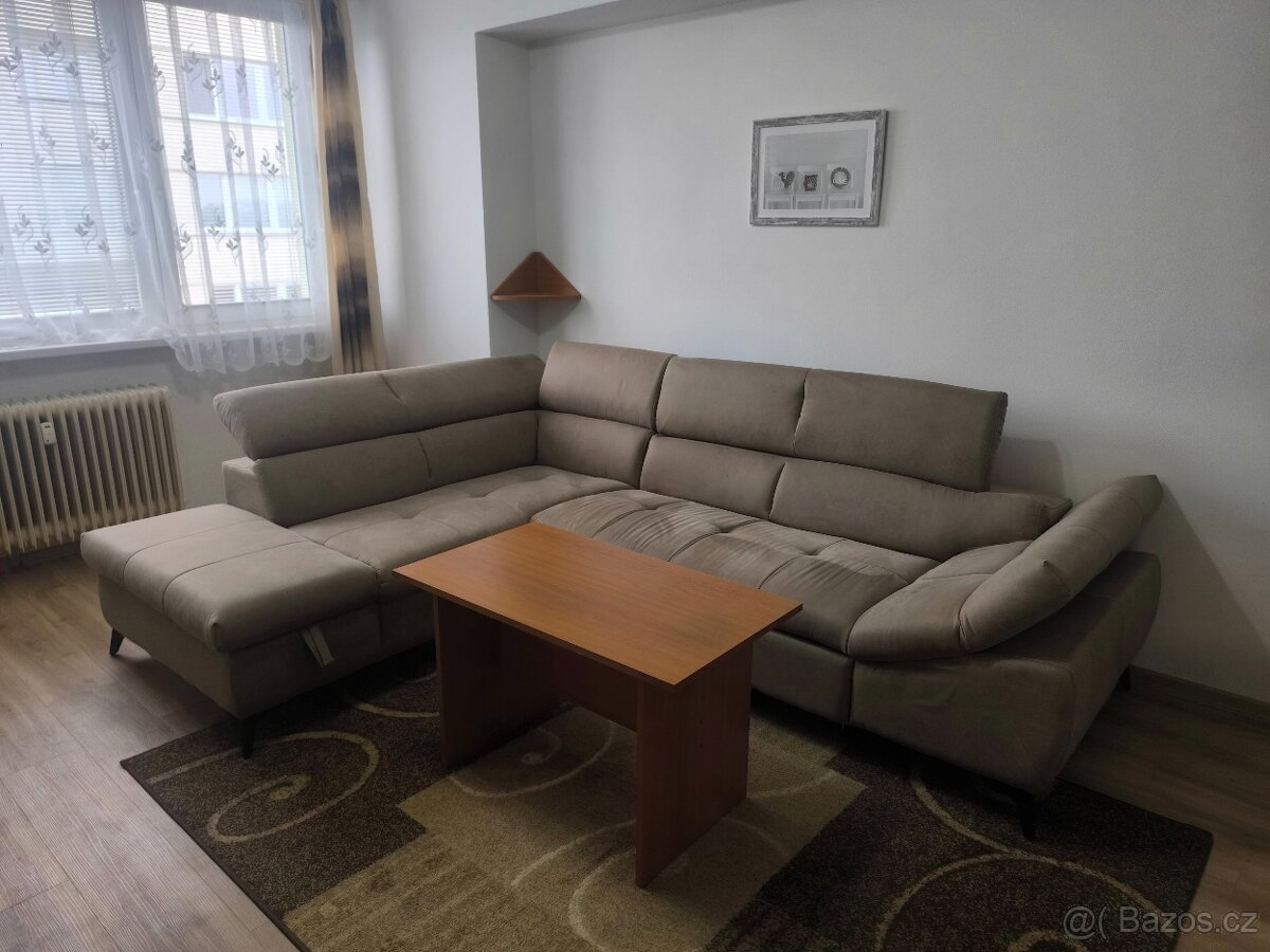 Rozkládací rohová sedačka top stav - 2