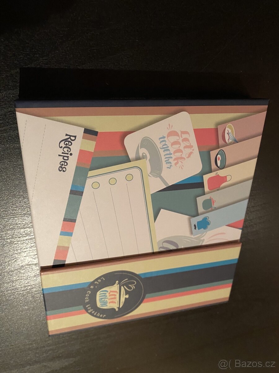 Kuchařka -sešit na recepty - NOVÝ - 2