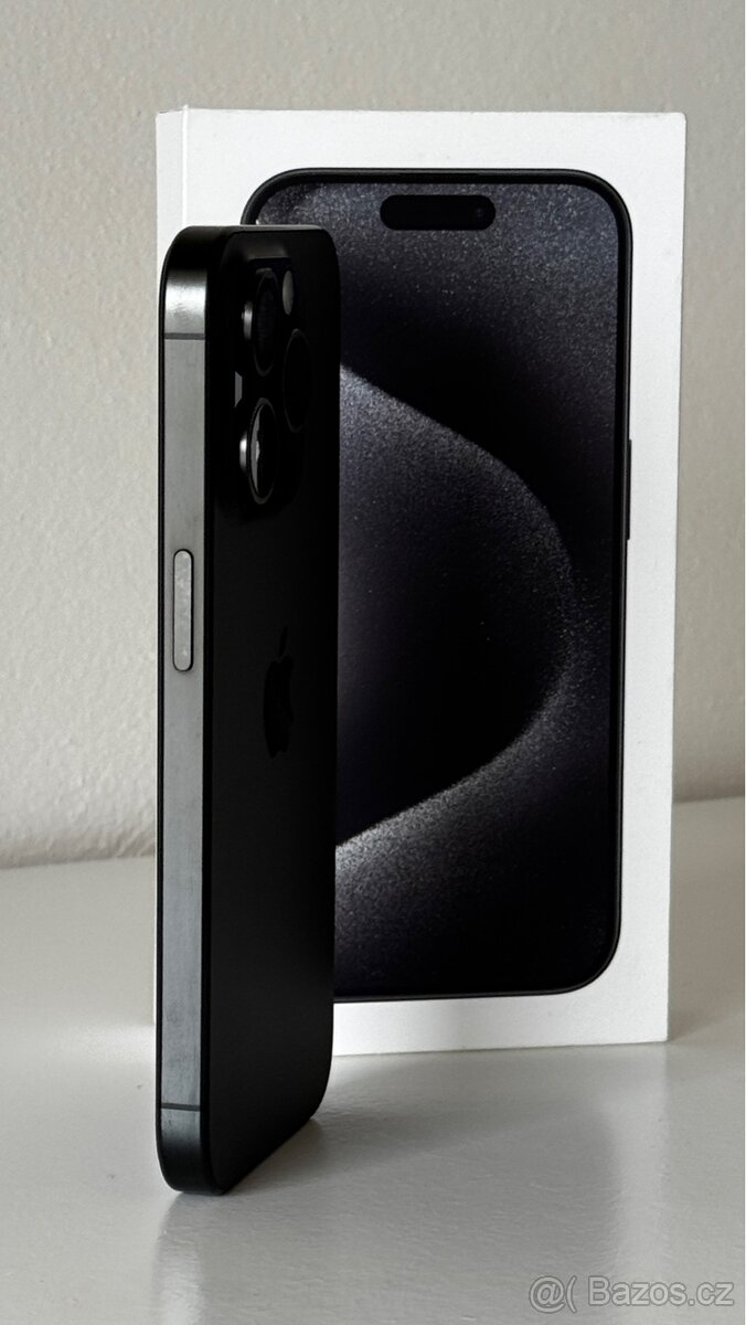 iPhone 15 Pro 128gb černý titan - 2