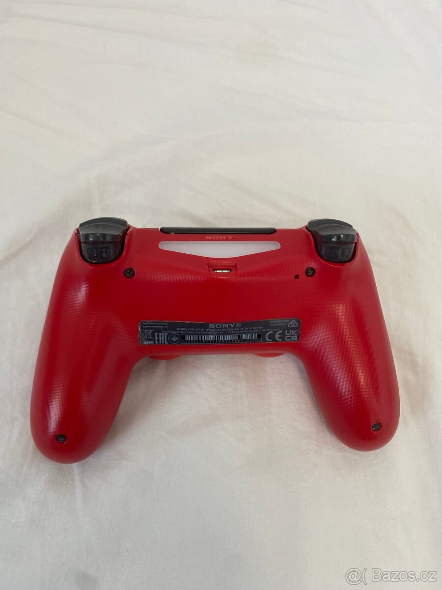 🎮Originální PS4 DualShock 4 - červený - 2